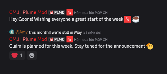 The image features a screenshot of two different posts from various Twitter users, both posted on a Monday at 9:09 am. The content of these posts appears to be related to an announcement or claim about something happening on that specific day. The posts are separate and display their respective contents within the same image.
