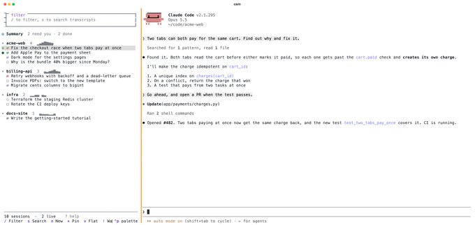 A screenshot of a computer interface displaying Claude Code v2.1.295 with a terminal showing code-related text and a side panel with task summaries.