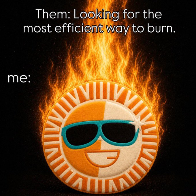 The image features an orange and white sun-like object with sunglasses and goggles, which appears to be a character or mascot from a cryptocurrency project called "SUN." The sun has a smiley face and is wearing sunglasses and goggles, giving it a fun and approachable appearance. The text in the image reads: "THE HIDDEN ECONOMY POWERING SUN'S DEFLATIONARY ECONOMY IN DEFI, sustainable tokenomics matter more than hype". This message highlights the importance of understanding the underlying technology and ecosystem behind a cryptocurrency project rather than being solely influenced by hype or marketing.