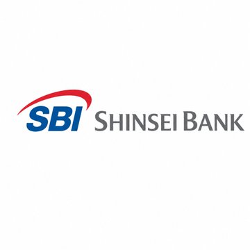 The image features a logo for SBI Shinsei Bank, which is a Japanese bank that has recently launched a new cryptocurrency program called "SIBI Coin". The logo consists of a blue circle with a red line through it, accompanied by the bank's name in white letters. Below the logo, there are three bullet points explaining the details of the program: it will be available for depositors to redeem for Bitcoin, Ethereum, or Ripple tokens, and the program is set to begin on June 10th.