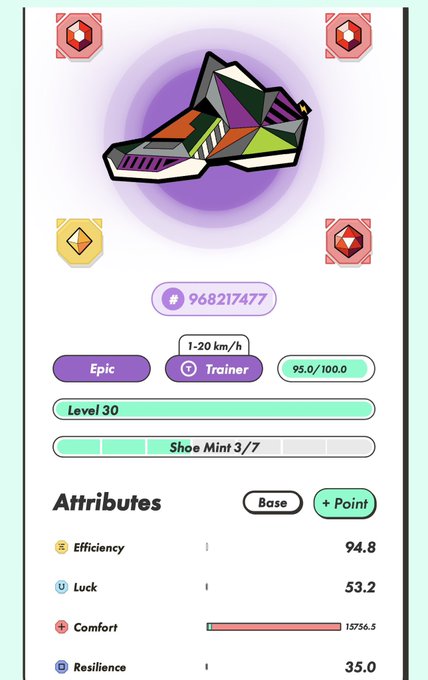 ids/938274777 is the id of a shoe with a purple, green, and black sole.