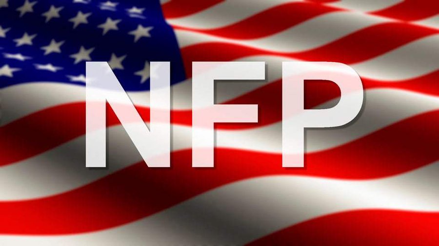 An American flag background overlaid with the large white letters 'NFP'.