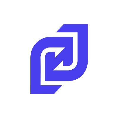 The image shows a blue stylized logo featuring overlapping angular shapes resembling the letter "P" or "D" in an interlocking design.

This logo appears to be the **P2P.me** brand mark, which aligns with the accompanying post discussing an audit of @P2Pdotme that revealed serious backend security vulnerabilities exposing user funds and personal data.