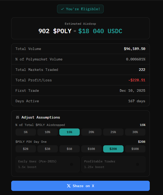 The image shows an Excel sheet with details of a Polymarket trading platform compared to Hyper Liquid's pricing system. In this comparison, there are significant differences between the two platforms' values, as Polymarket charges less than Hyper Liquid for the same volume. The Post highlights these differences and suggests that Polymarket will offer more value at $99 or USDC if an individual decides to use its trading platform instead of Hyper Liquid's.