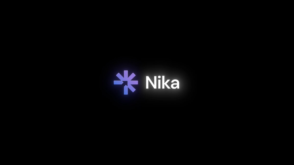 The image shows an advertisement with a logo, which appears to be a letter "N" followed by the word "ika". This could potentially refer to a brand or service related to photography, possibly for a photography-related company like "Nikka Perps Pro", offering high-quality photos and editing services. The post seems to discuss trade-up options for this particular service called Arbitrum on Ostium.