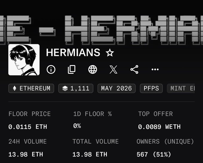 The image shows a black and white picture of a post about ether trading, featuring an E-Hermione named Hermes with their profile. The text below the image includes information about cryptocurrency trading, specifically regarding Ethereum and its impact on the prices.