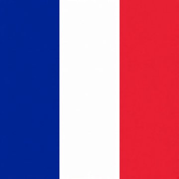 The image shows the flag of France, featuring vertical stripes of blue, white, and red, which corresponds to the post about a major cyberattack in France that exposed the personal and financial data of nearly 678,000 taxpayers.