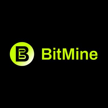 The image shows the BitMine logo, featuring a circular emblem with a stylized "B" next to the company name "BitMine" in green text on a black background. The logo corresponds to BitMine, the company mentioned in the post commenting on BitMine's view that concerns around $MSTR typically emerge during $BTC drawdowns.