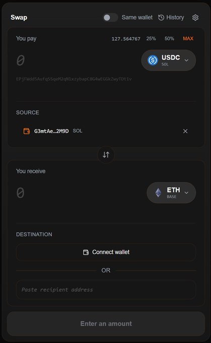 The image shows an app interface with a focus on a new feature called "In Platform Swaps". The app allows users to execute asset swaps across different networks without leaving their account, which can be particularly useful for those who want to manage multiple wallets or participate in various cryptocurrency exchanges. This update aims to streamline the web3 workflow and provide more convenience for users.