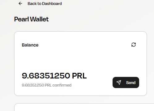 The image shows a screenshot of a payment form, specifically for a pearl wallet service. The form displays information such as the balance and the amount of money being sent or received. In this case, there are two transactions happening - one person has sent $9,633,125 to another person who is receiving $9,633,125. This transaction is confirmed on the screen.
