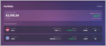 The image presents a screenshot of a trading platform displaying a portfolio summary with various statistics, including capitalization, expenses, and potential profits. The title of the post on this trading platform is "my bro here @jukitCrypto just displayed an INSANE level of capital efficiency". This post highlights that the user's capital was used to fund his stake in a financial instrument, providing information about the asset performance and costs involved. The overall theme suggests that the portfolio management process is highly efficient, as shown by low borrow rates and high upside potential.