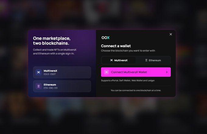 !"It's official. We can tell you that we're implementing @ethereum main net" means that they have created a new system for collecting information about Ethereum transactions using OOX, which is now available for use on the Ethereum network. The post also talks about "lists", "buyers", and "selling", indicating that this is an early stage in developing a central collection indexing service. This will allow users to search for specific collections based on their interests or other filters like price. The image focuses on the OOX interface where one can input coins, and it emphasizes how soon they are launching OOX for Ethereum transactions.
