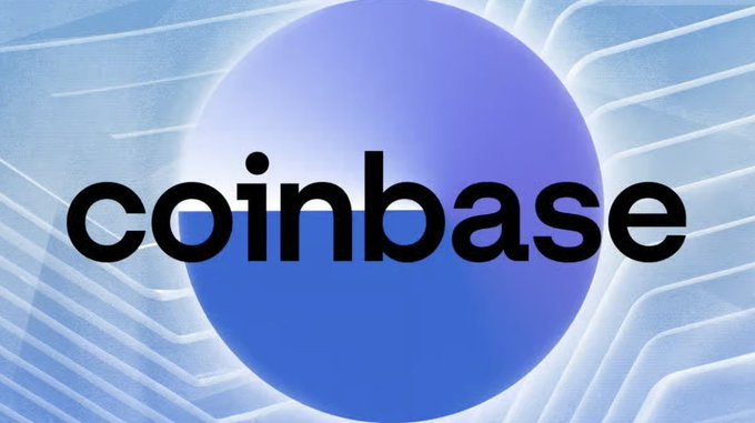 The Coinbase logo is displayed over a blue spherical graphic with circuit-like lines, visually representing the cryptocurrency exchange at the center of the reported story about its July 14 platform outage.