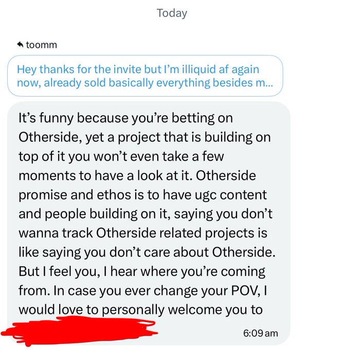 The image shows a text message conversation between two people, with one person typing out a message that reads "Today" followed by a list of reasons why they are sorry for not responding earlier. The other person responds with an explanation about their own situation or a joke related to the previous message.