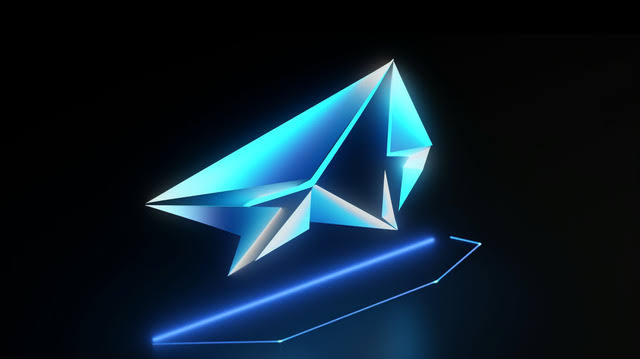 A glowing blue paper airplane, the iconic Telegram logo, soars above neon light trails against a black background, symbolizing the platform's seamless integration of social chat, mini apps, and TON-based payments within a single ecosystem.