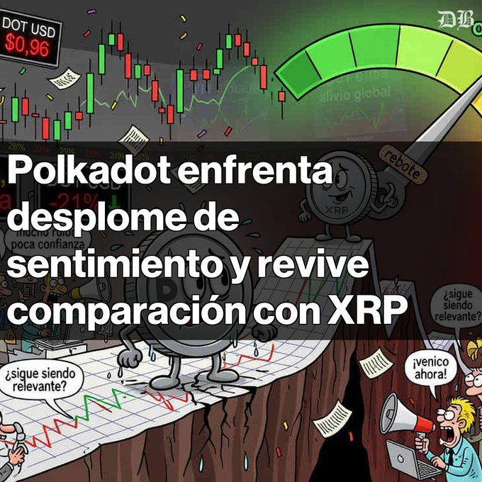 The image features a cartoon of two men with a bull's horn between them, surrounded by stock market charts and icons, indicating they are discussing a business idea related to Bitcoin or cryptocurrency. The men have different opinions about the value of cryptocurrencies, with one man being more positive and the other more negative about their worth in relation to existing markets like Bitcoin and XRP. This cartoon represents how people might engage in discussions surrounding emerging financial technologies like digital tokens, and the potential benefits or drawbacks associated with them.