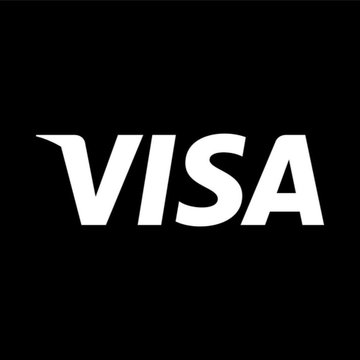 The image displays the Visa logo in white text on a black background. The post relates to Visa's research on consumer attitudes toward stablecoins in the Asia-Pacific region, highlighting findings that many consumers misunderstand how stablecoins maintain their value.