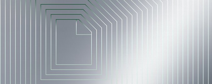 The image shows a gray geometric pattern with a white line cutting through it, giving it a sleek appearance similar to a scroll or a scroll painting technique commonly found in Abstract Expressionism art movements. The text "The Hyperliquid Policy Center @HyperliquidPC" is also visible in the image. A link to another post titled "@paradigm submitted a joint comment letter today in response to the proposed FINCEN and OFAC rule implementing the AML and sanctions requirements of the GENIUS Act for Permitted Payment Stablecoin Issuers." can be found on the right side of the image, providing additional context about the artwork.