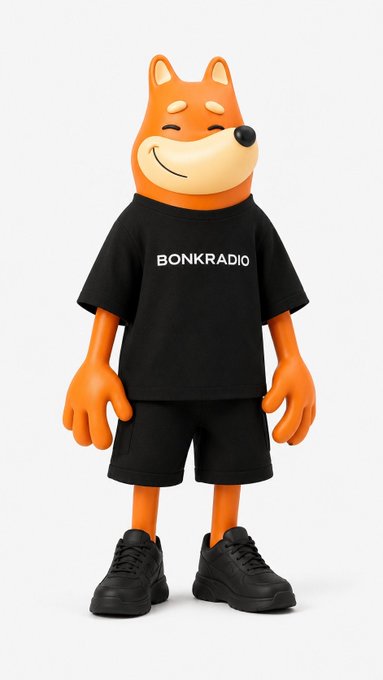 The image features a cartoon dog wearing black clothing with the word "BONKERS" written across its chest. The dog appears to be smiling and standing upright against a white background, giving off a playful vibe.