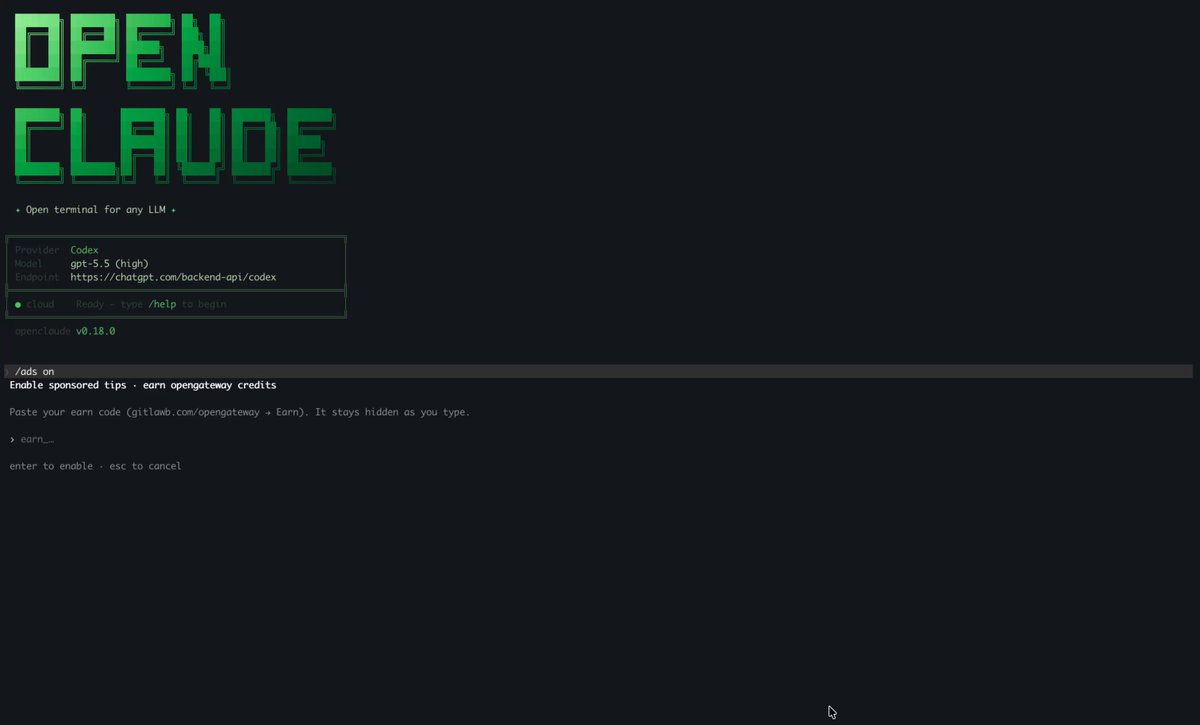 The image shows a computer screen with an open web browser window displaying a message that reads "Focus on what is in the image and how it relates to the post $GITLAWB - Kevin doesn't stop shipping!!". The background of the image is black, making the green text stand out.
