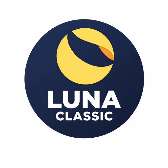 A circular logo featuring a stylized yellow moon graphic above the text "LUNA CLASSIC" set against a dark navy background, representing the LUNC cryptocurrency brand.

The image relates to the post as it displays the Luna Classic (LUNC) logo, visually branding the discussion about real on-chain priorities and price sentiment for the cryptocurrency.
