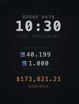 The image shows a black square display with white text, containing a clock showing the time remaining for Zinc mining operations. There are two main pieces of information displayed - "The first 24 hours of Zinc mining has been insanely... 1100+ miners deployed over 4400 Sol ($374,000). @DefiLlama hasn' begun displaying statistics yet but this would place it second in revenue only to Pump." The image also features a graphic related to the mining operations on a poster.