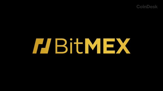 The image displays the BitMEX logo in bold yellow text against a black background, with a small "CoinDesk" watermark in the top right corner. This visual accompanies news that BitMEX, a major cryptocurrency derivatives exchange, is shutting down its platform after more than 11 years of operation.