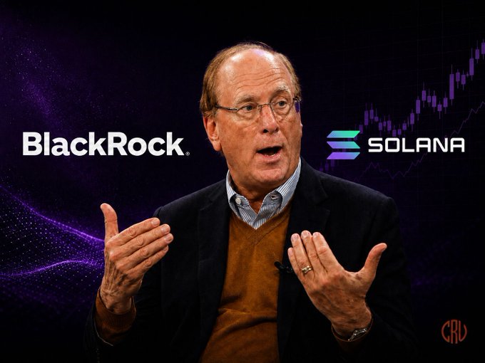 BlackRock has filed to put tokenized fund shares on Solana, with the fund holding cash, short-term Treasuries, and repos and ownership recorded on public blockchains—at this moment, institutional money-market infrastructure is moving on-chain.