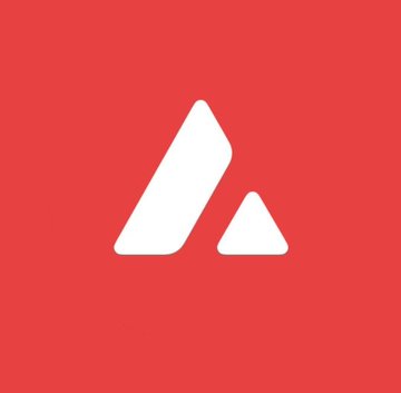 A simple red square logo featuring a white stylized 'A' or mountain-like symbol.