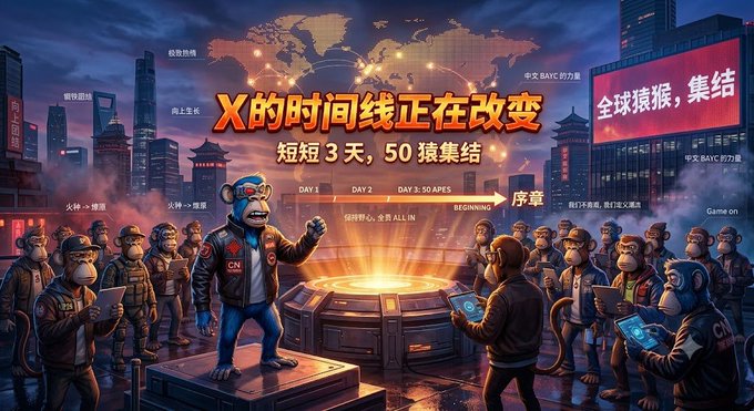 The image features a poster for an anime series called "Ape Power Awakening" with a group of monkeys standing around each other. The poster includes text written in both English and Chinese, which indicates that the show is available in multiple languages. The poster also displays a timeline showing the progress of the show's release, indicating that it has been airing on television for 3 days. The main characters are depicted as apes with unique powers, such as the ability to fly or control fire. The poster suggests that the show is about a group of apes coming together and using their powers to fight against evil forces in China.