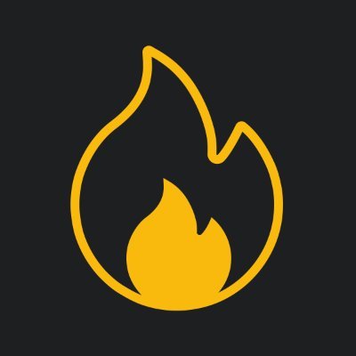 A stylized orange flame icon on a black background, symbolizing the intense hype and speculation surrounding the HOT Protocol airdrop, where users are actively farming tokens despite uncertainty around its token generation event (TGE).