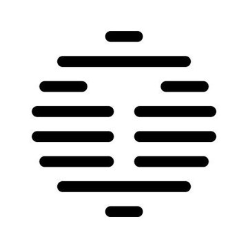A black-and-white icon depicting horizontal lines arranged in a symmetrical, rounded pattern—resembling a stylized document or abstract data structure—accompanies a post announcing the Cardano Foundation's acceptance into the Energy Tokenization Sandbox alongside Toto Finance and Lava Network.