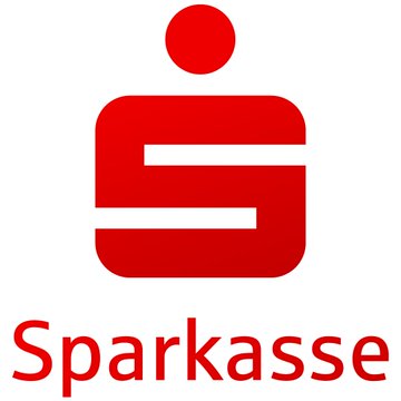The Sparkasse logo, representing Germany's largest banking network, is featured, aligning with the announcement of their new crypto trading service. This indicates a significant step in mainstream crypto adoption.