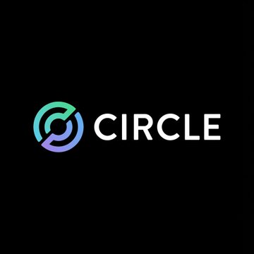 The image shows the Circle logo featuring a stylized circular design in a teal-to-purple gradient alongside the word "CIRCLE" in white text on a black background. The caption relates to Circle, the company behind the USDC stablecoin, which has received final OCC approval to establish a national trust bank for cryptocurrency custody services.