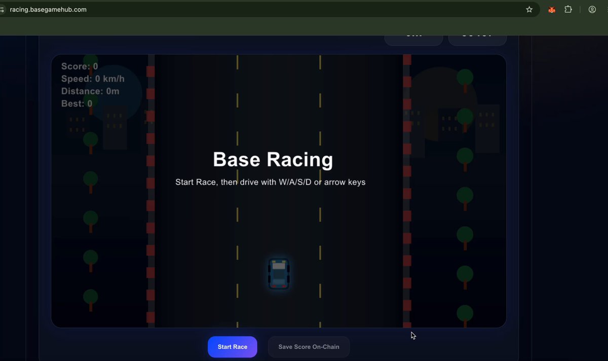 The image shows a computer screen displaying a game called "Base Racing", which appears to be an online multiplayer racing game. The game has been paused, and there are multiple cars visible on the screen. There's also text on the screen that reads "Start race! Then drive with WVS!" and "Save your progress!". This suggests that players can pause their game at any time and resume it later or save their progress to continue from where they left off. The image is related to a post about Base Racing, as indicated by the caption provided.