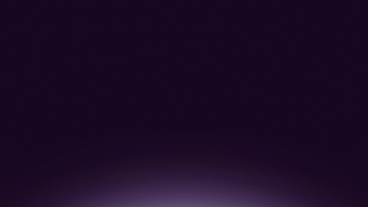 The image features a purple square with a gradient effect that transitions from dark at the edges to lighter towards the center. The background of the image is a light gray color. The caption below the image reads "Always nice to see something new grow. Aave V4 will be the lending infrastructure powering every financial use case the future demands."