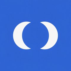 The image displays a Moonwell logo—two white crescent moons facing each other on a blue background—which represents the DeFi lending platform currently investigating an $8.7 million exploit targeting the MAMO Core Market on the Base network.