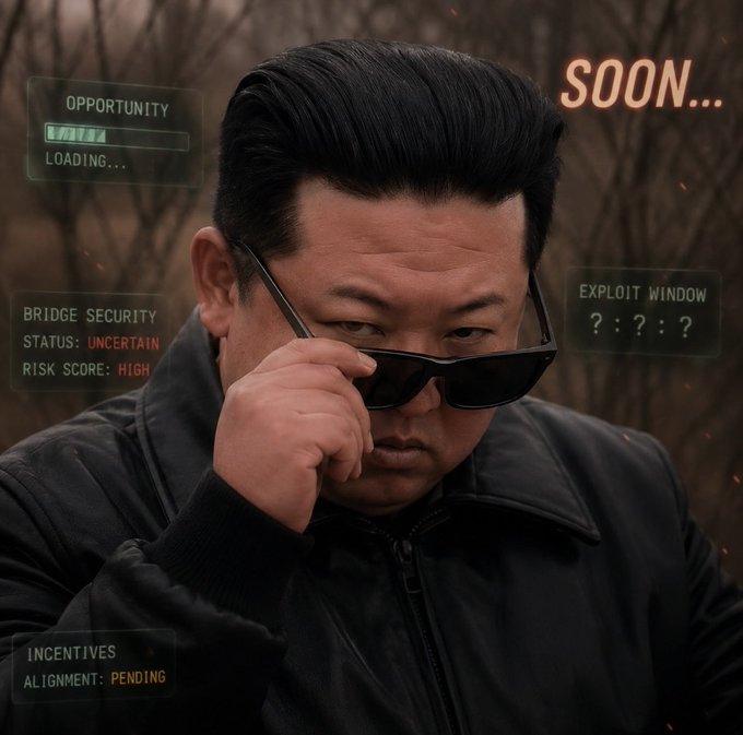 The image features a man wearing sunglasses, possibly a CIA agent or someone with access to classified information. He appears to be looking down at something, possibly an important document or message related to his work. The caption of the image reads "SOON Just use @chainlink $LINK". This suggests that the person in the picture is likely involved in some form of surveillance or intelligence gathering and is now sharing their knowledge with others through a social media post.