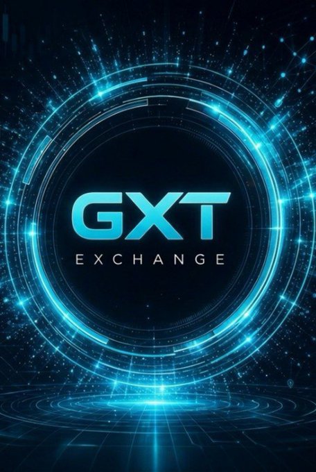 The image displays the "GXT Exchange" logo, featuring the text "GXT EXCHANGE" inside a glowing blue circular tech-style design. It relates to the post by serving as the platform's branding for the user's complaint about being asked to deposit an additional $12 to unlock a withdrawal of their existing $103 balance.