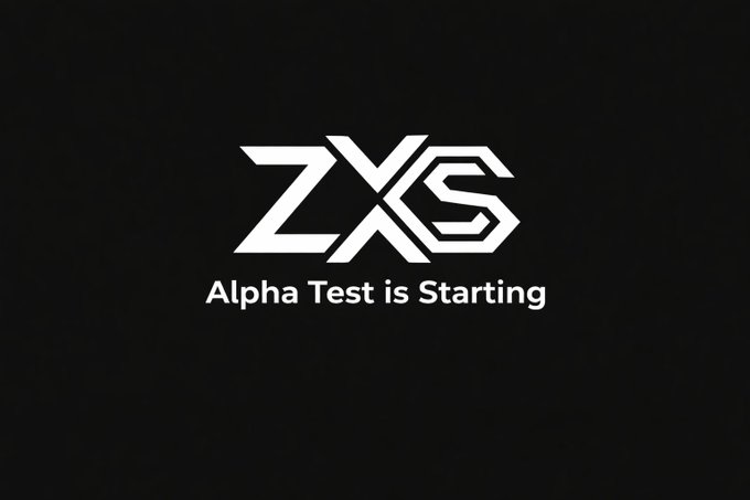 The image features a logo for an Alpha Test that has been closed, with the text "Zexus Test signups are now locked in Access + next-step instructions are going out now to all accepted testers via X DM and Telegram Check your DMs Public access coming soon". The main focus of the image is on the closed signup message.