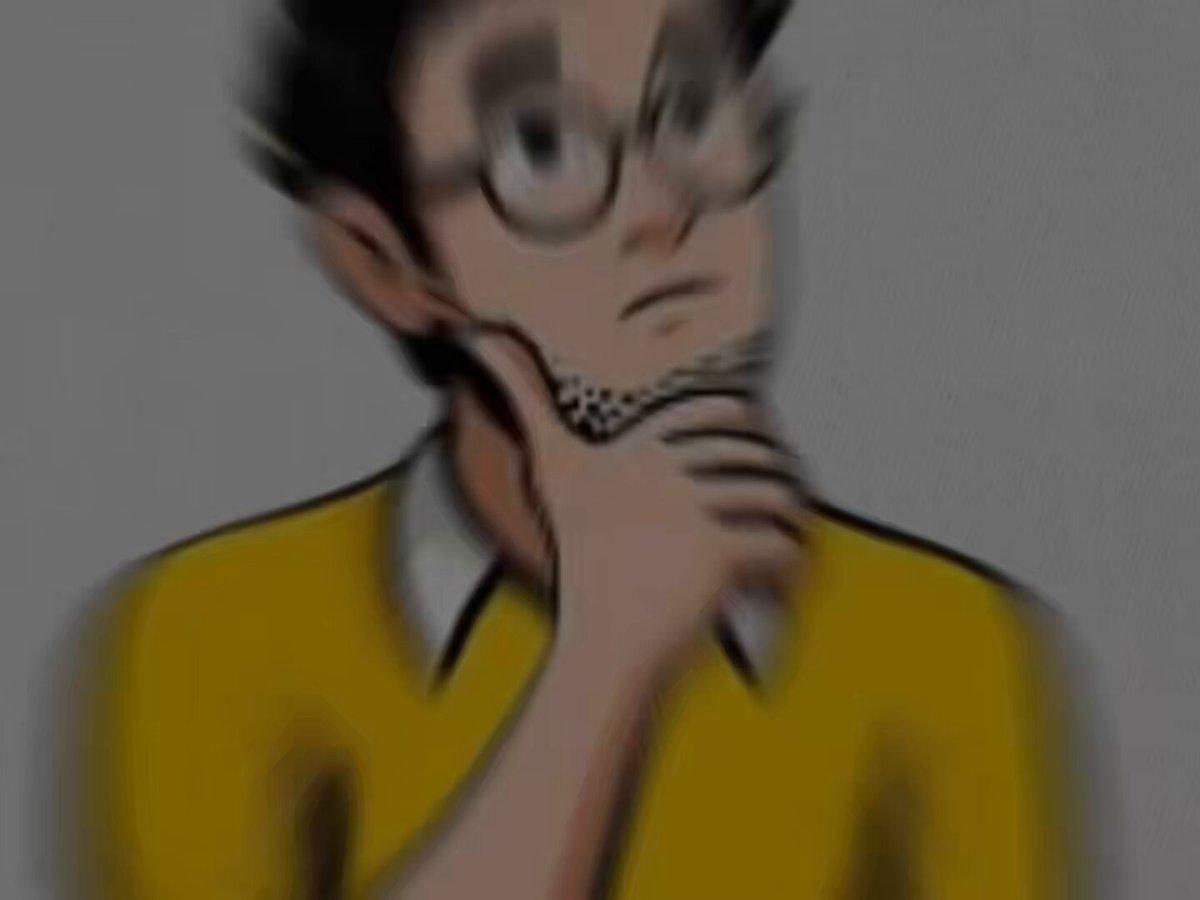 The image features a cartoon depiction of a man wearing glasses, with his hand placed over his chin as if deep in thought or contemplation. The background appears to be a plain white wall, which contrasts with the colorful attire of the man's yellow shirt. The caption at the bottom of the image reads "Right building Apps or AI tool is very complicated, if you're not a dev. Meet @CodeXero_xyz, a vibe coding Platform built by the @ClusterProtocol".