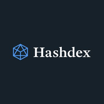 The image displays the Hashdex logo, featuring a blue geometric icosahedron icon alongside the white "Hashdex" wordmark on a dark background, directly relating to the news about the company liquidating its DEFI Bitcoin ETF and selling approximately 225 BTC this month.