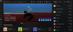 A YouTube gaming channel page displays a video titled "ENTRYTOY by nanduvardhan" with a thumbnail of a character on a red surface.