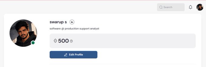The image shows a screenshot of a social media platform's profile page, which displays a list of followers along with their names and an email address. The text on the screen indicates that the user has reached 500 points, and they are now eligible for the ARC Architects program. This means that if the user has been active consistently, they might have accumulated enough points to apply for this program.