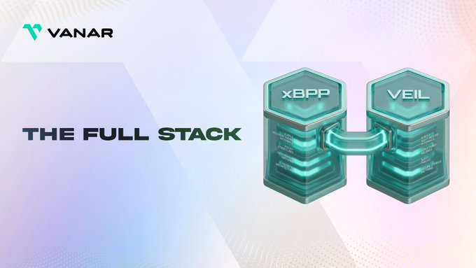 The image shows two green hexagonal boxes with blue lights inside, connected by a cord. The text "xBPP decides what an agent should do" is written above the boxes. Below them, there are three lines of text that read "Permission + Proof. Together: the difference between a demo and a production deployment in a regulated industry."