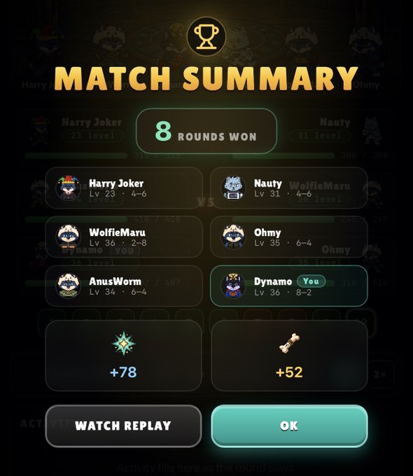 The image features a video game statistics screen with various characters displayed, including one character named "Harry Joker". The background of the photo has gold elements that create a unique color scheme for the text. It appears like the player might be discussing the performance of different characters in the game.