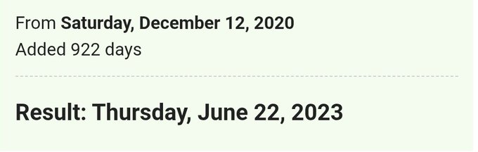 urn of water with a floating object, possibly a boat or ship, and the words "from Saturday, December 12, 2020" and "added 922 days" on a white background.