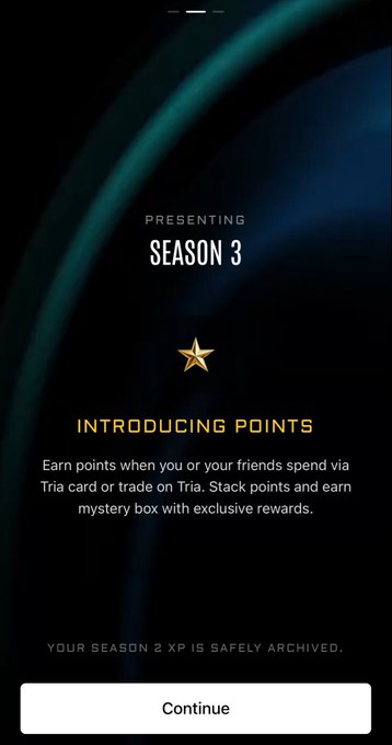 The image shows a phone screen with a notification for a new app that has recently been released. The title of the notification reads "Introducing Points", indicating this app might be related to some points or rewards system. The background of the image is dark, which further emphasizes the importance and focus on the app.