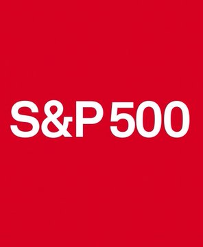 A red square logo with white text reading "S&P 500".