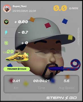 The image features a screenshot of an iPhone's home screen with various elements displayed, including a cartoon character face, multiple notifications, and workout tracking details. The main focus of the image is a person's face with their mouth wide open, seemingly blowing out candles or making a wish. There are also two different numbers visible on the screen: "0" for a candle count (if it's a birthday or candle-blowing moment) and "51" for the average speed during the workout session. The background color of the image is white with some colors scattered around, adding to its overall visual appeal.